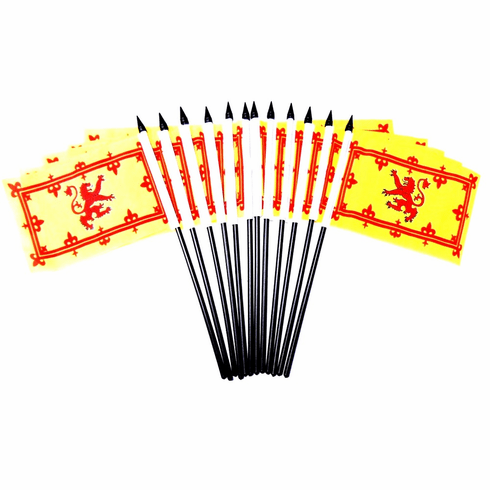 Scotland Lion Polyester Table Flag - 12 per pack