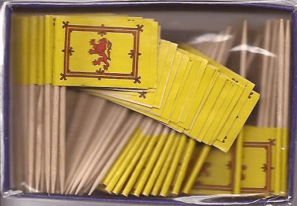 Scotland w/Lion Toothpick Flags 
