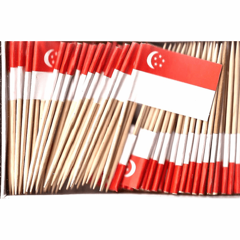 Singapore Flag Toothpicks