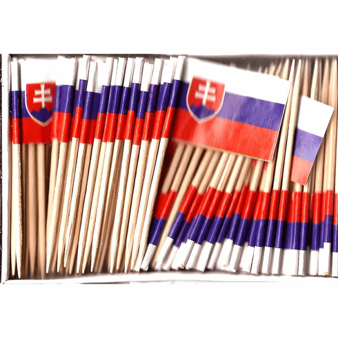 Slovakia Flag Toothpicks