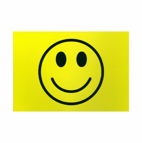 Smiley Face Polyester Flag 3 X 5