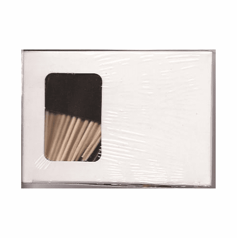 Solid Black Toothpick Flags