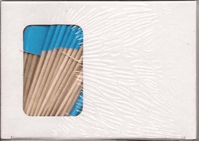 Solid Blue Toothpick Flags