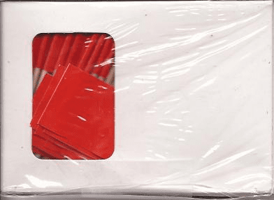 Solid Red Toothpick Flags