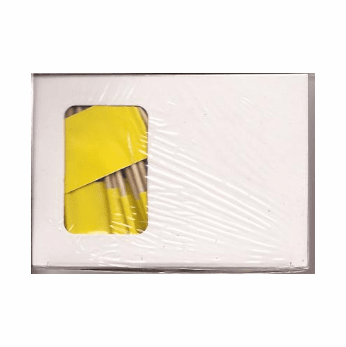 Solid Yellow Toothpick Flags 