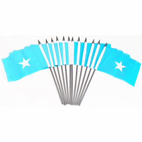 Somalia Polyester Table Flags - 12 Per Pack