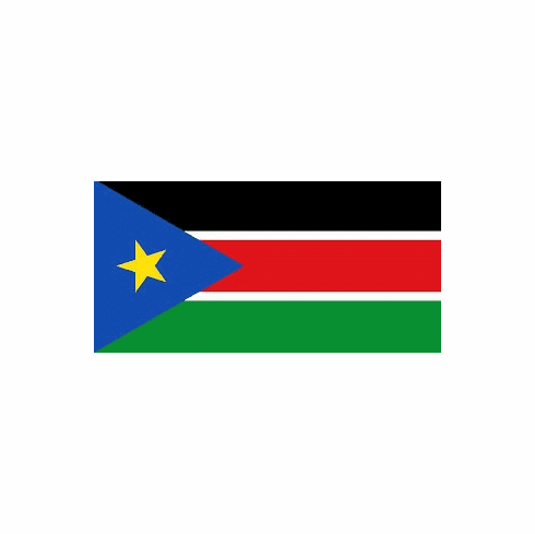 South Sudan Polyester Flag - 3'x5'