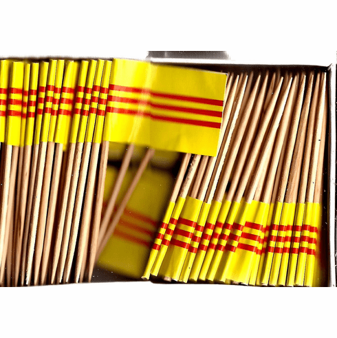 South Vietnam Flag Toothpicks