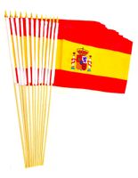Spain 12" x 18" Stick Flags