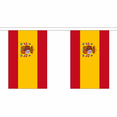 Spain String Flag Bunting