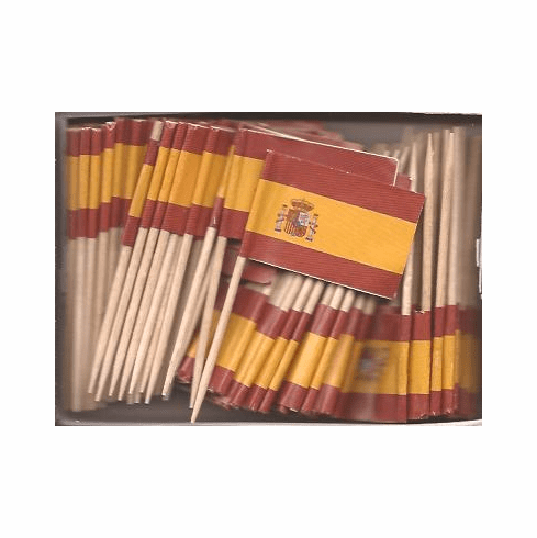 Spain Toothpick Flags