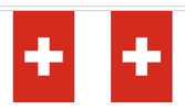 Switzerland String Flag Bunting