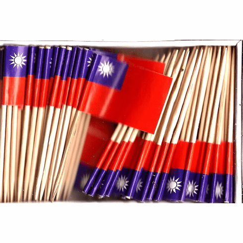 Taiwan Flag Toothpicks