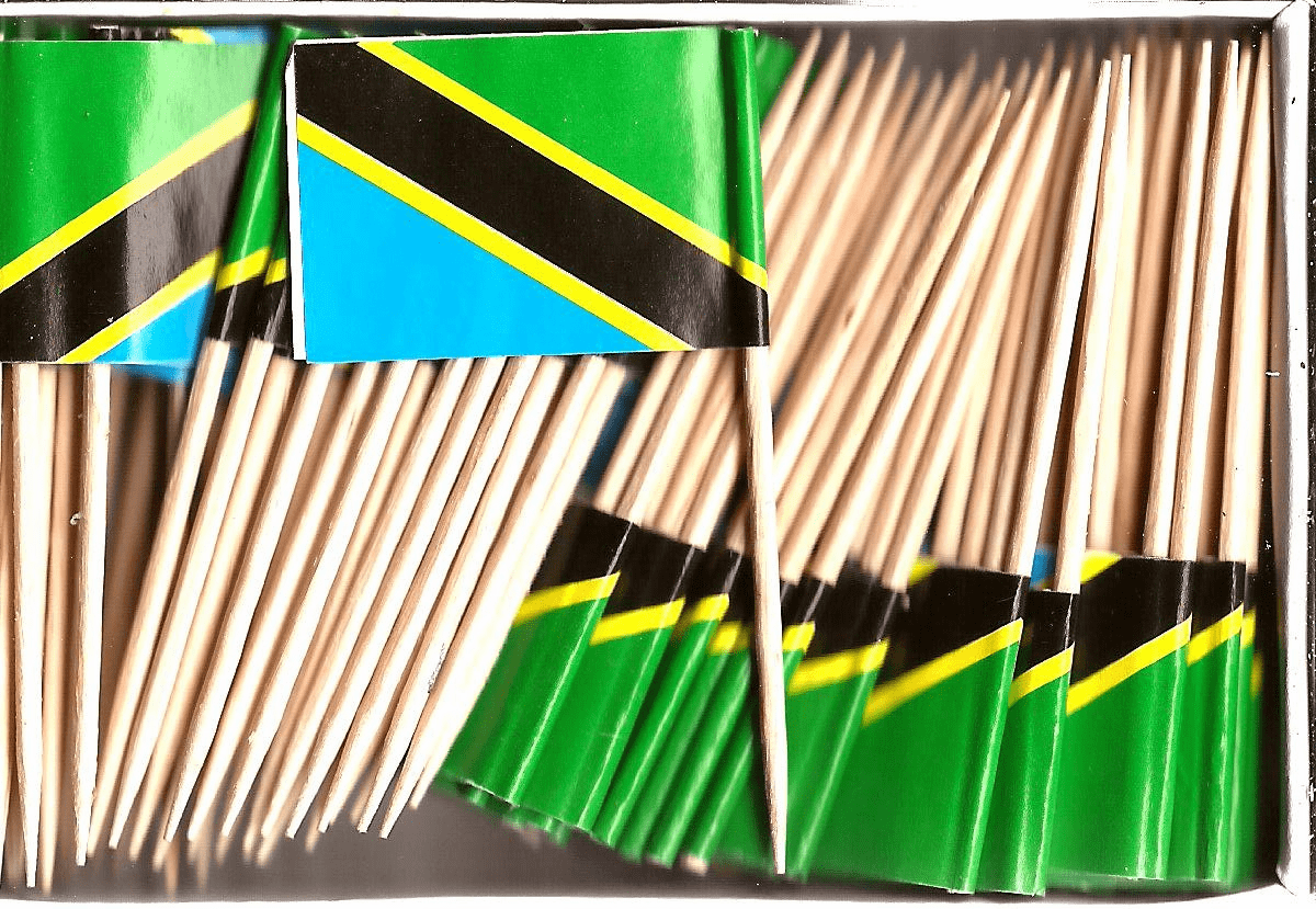 Tanzania Flag Toothpicks