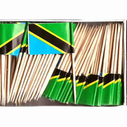 Tanzania Flag Toothpicks