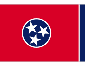 Tennessee Polyester Flag - 3 X 5