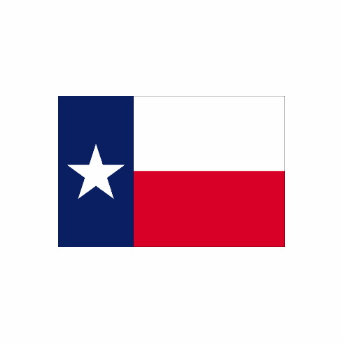 Texas Polyester Flag - 3 X 5