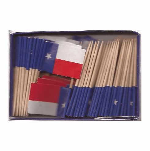 Texas Toothpick Flags