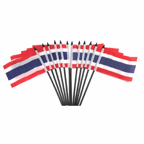 Thailand Polyester Table Flags - 12 per pack