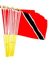 Trinidad 12" x 18" Stick Flags