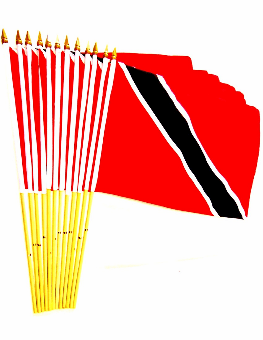 Trinidad 12" x 18" Stick Flags