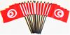 Tunisia Polyester Table Flags - 12 Per Pack