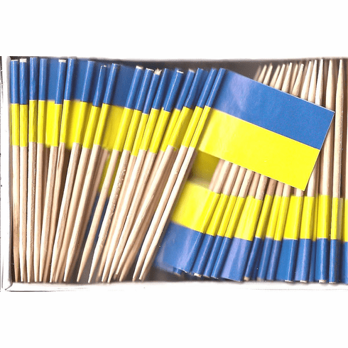 Ukraine Flag Toothpicks