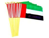 United Arab Emirates 12" x 18" Stick Flags