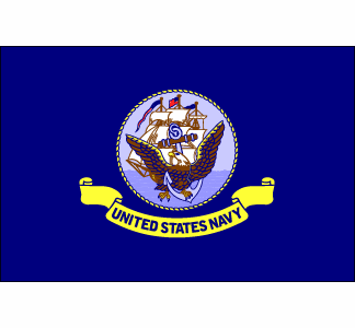 United States Navy Polyester Flag<br>3' X 5'