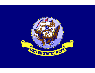 United States Navy Polyester Flag<br>3' X 5'