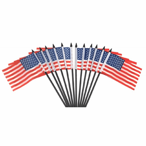 United States Polyester Table Flags - 12 per pack