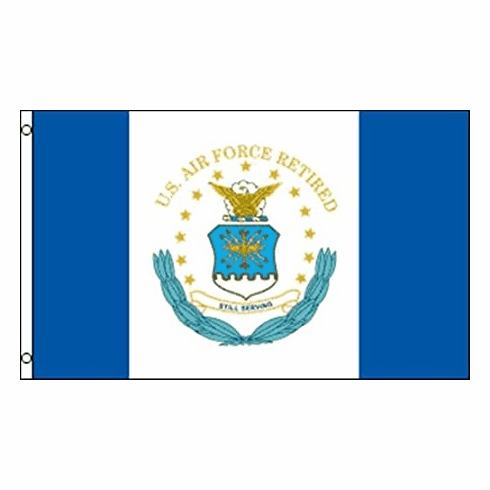 US Air Force Retired Polyester Flag - 3'x5'