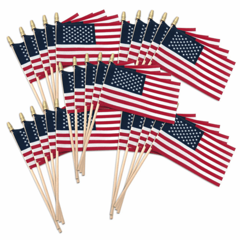 US Cotton Flags - 4″x6″