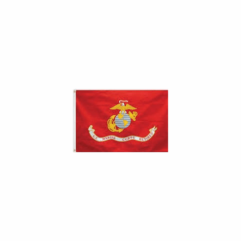 US Marine Retired Polyester Flag - 3'x5'