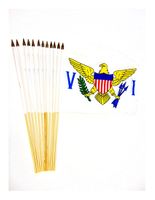 US Virgin Islands 12" x 18" Stick Flags