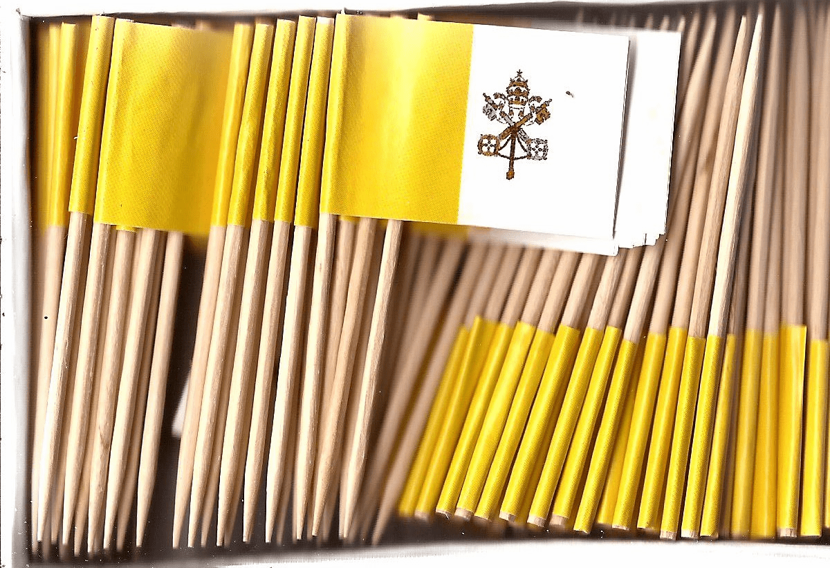 Vatican  Flag Toothpicks