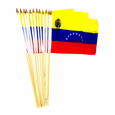 Venezuela 12" x 18" Stick Flags