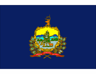 Vermont Polyester Flag - 3 X 5