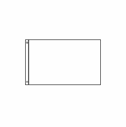White Polyester Flag