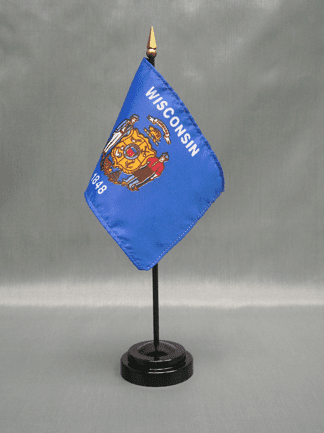 Wisconsin Miniature Flag