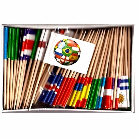 World Cup 2018 Toothpick Flags