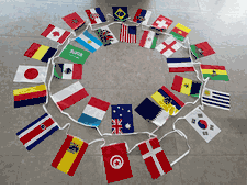 World Cup 2022 String Flag Bunting