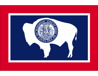 Wyoming Polyester Flag - 3 X 5