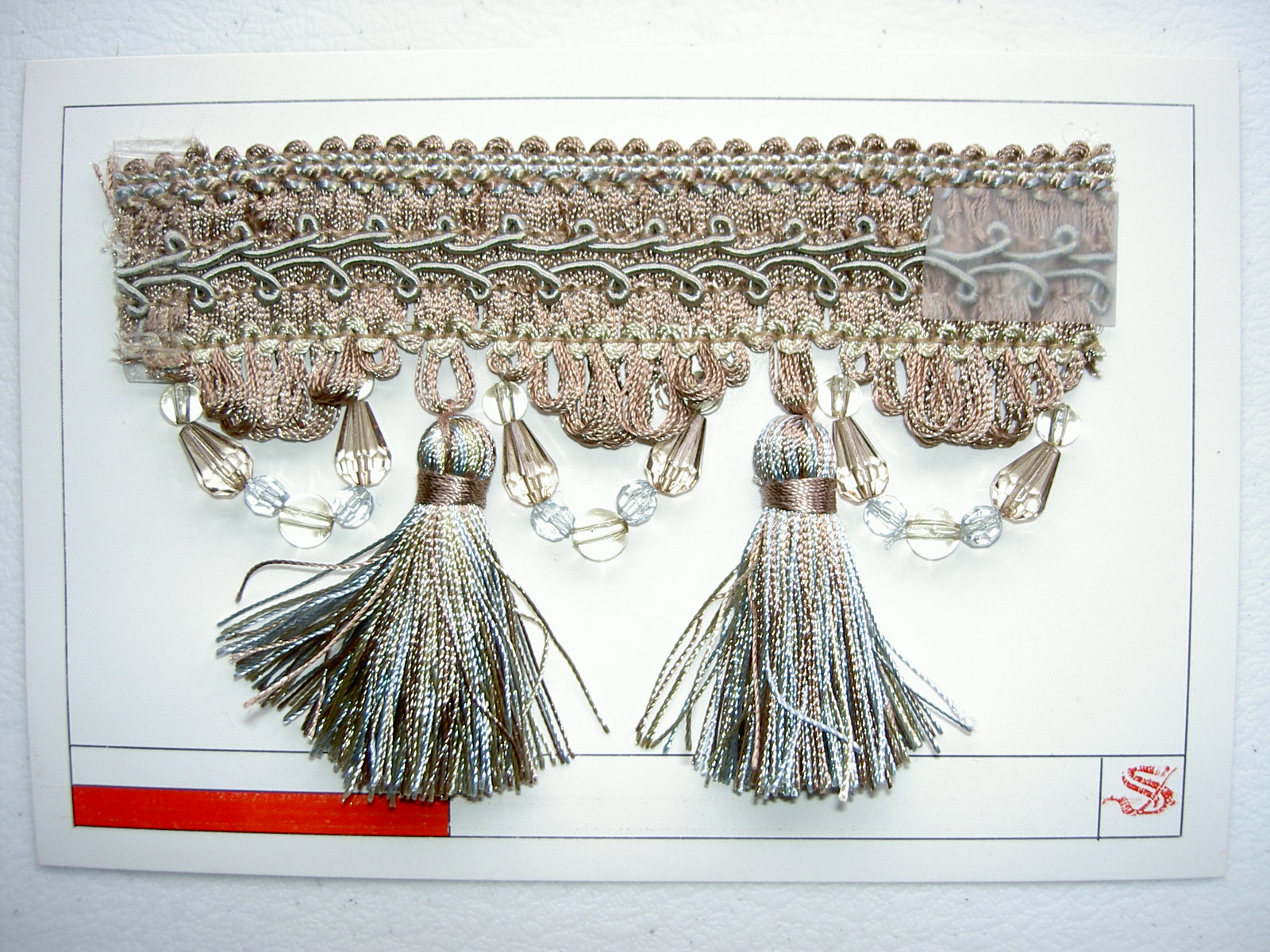 Beaded Tassel Trim Pattern DW0504092 Color A1 TT22