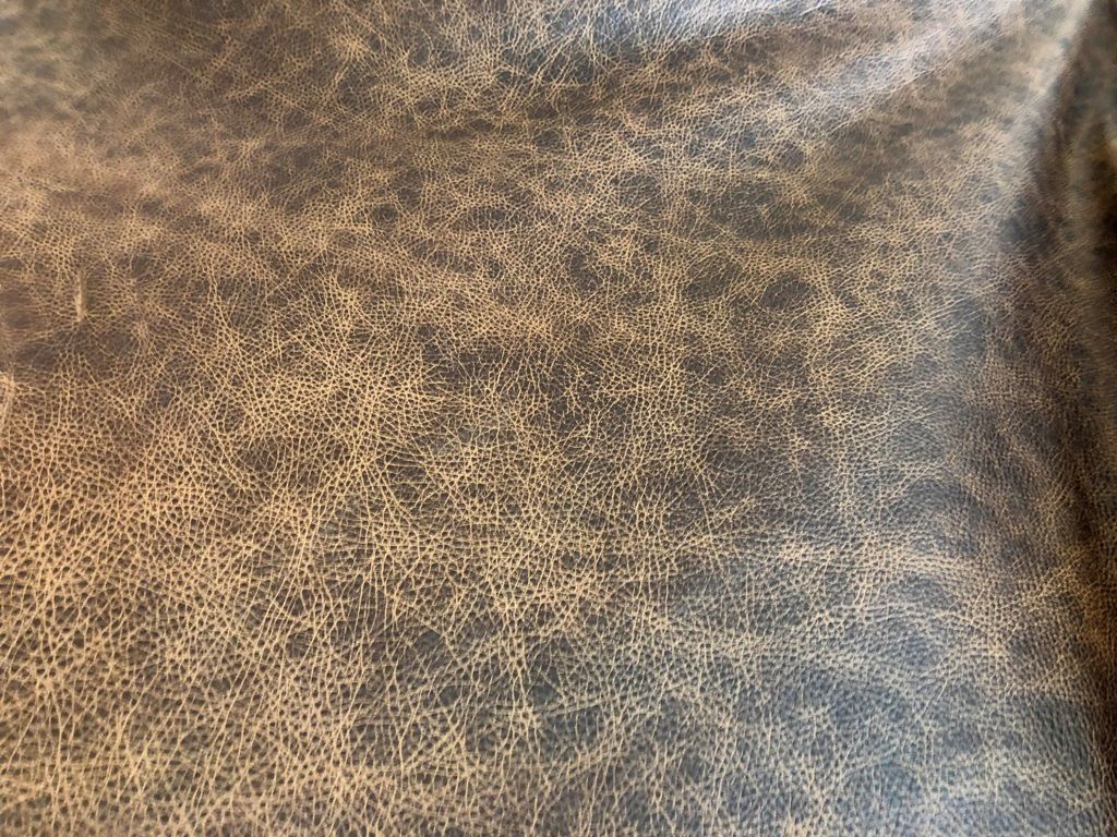 Dark Ruddy Brown Leather Hide