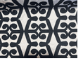 Embroidered Linden Ebony