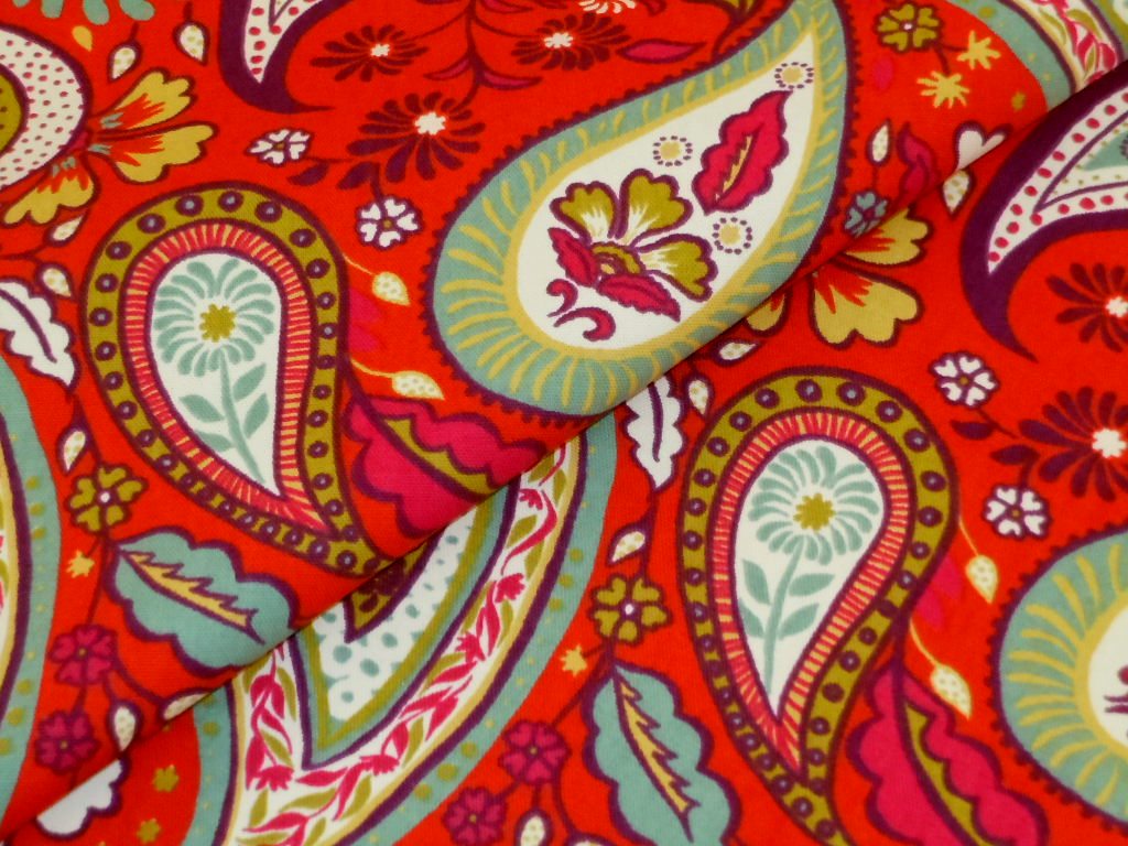 Robert Allen Crypton Art Paisley Poppy