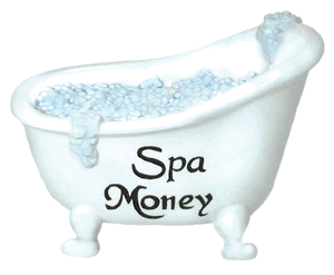 Ceramic Novelty Spa Money Bank Ceramic Novelty Spa Money Bank