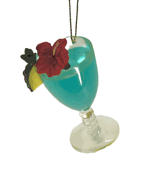 Encore Blue Hawaiian On The Town Ornament