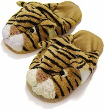 Funny Dezi AniMules Fuzzy Tiger Slippers - Adult Size Funny Dezi AniMules Fuzzy Tiger Slippers - Adult Size